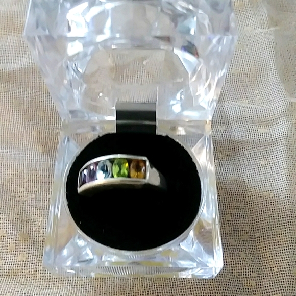 925 Sterling Gemstone Ring - Picture 3 of 6